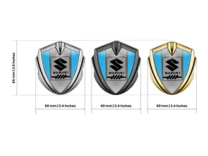 Suzuki Metal Abovedado Emblema De Carrera Estilo Brilla Cúpula